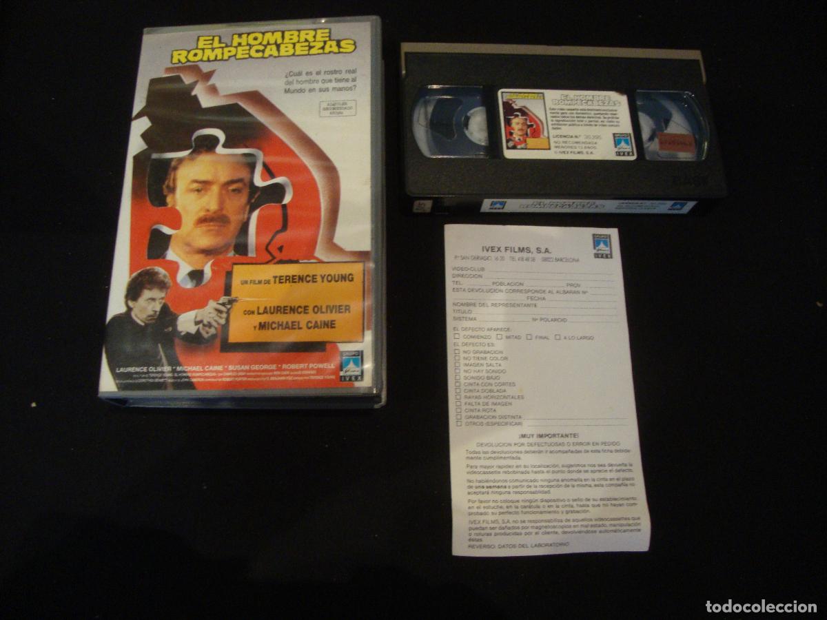 Cine: VIDEO VHS EL HOMBRE ROMPECABEZAS