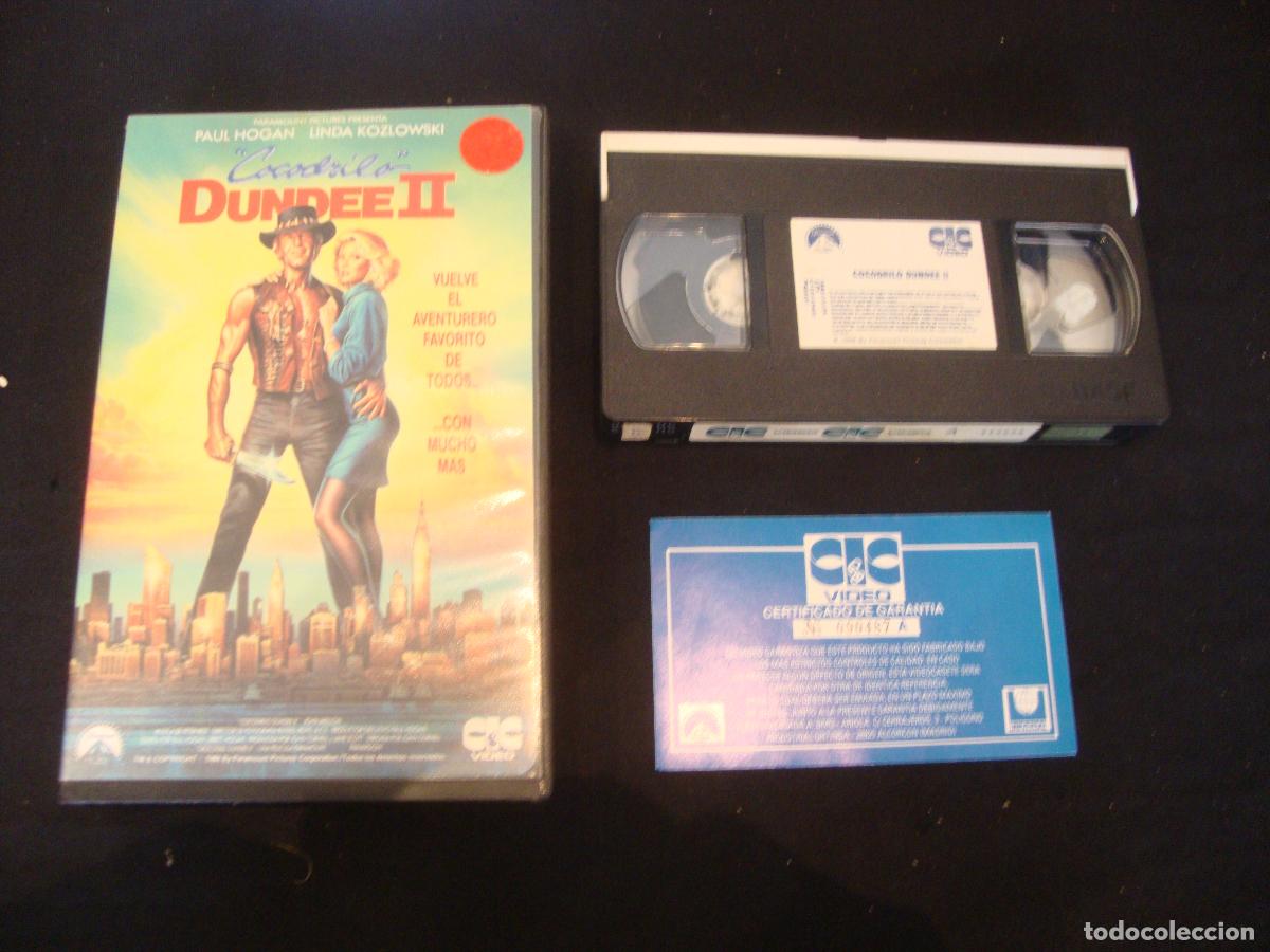 Cine: VIDEO VHS COCODRILO DUNDEE II