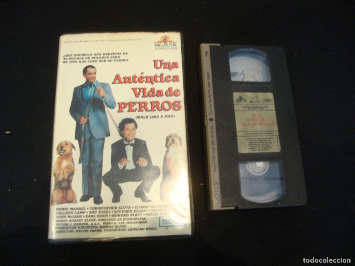 Cine: VIDEO VHS UNA AUTENTICA VIDA DE PERROS