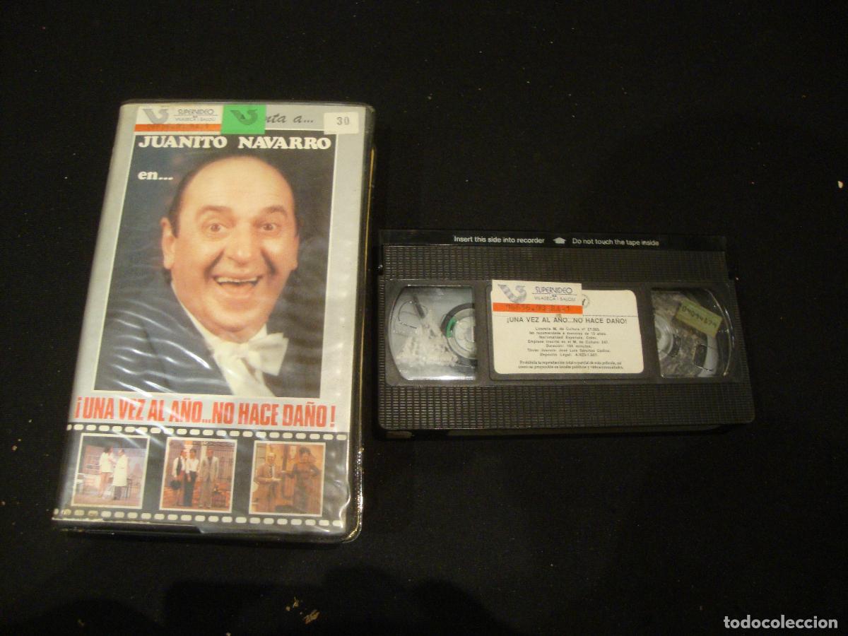 Cine: VIDEO VHS UNA VEZ AL A&Ntilde;O NO HACE DA&Ntilde;O