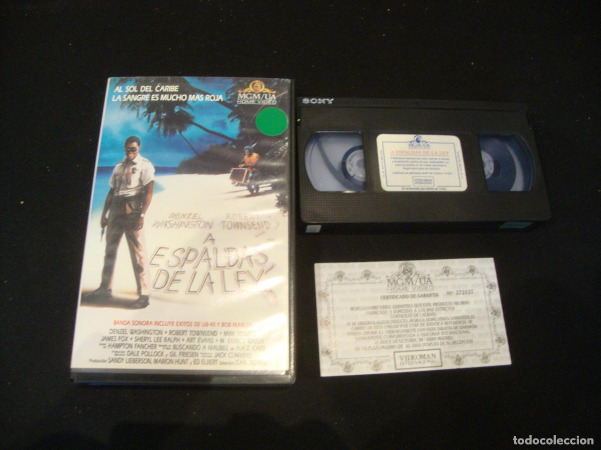 Cine: VIDEO VHS A ESPALDAS DE LA LEY