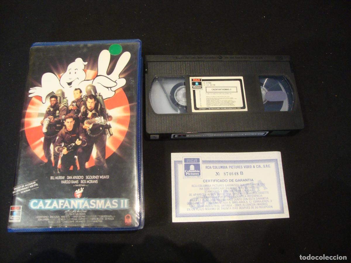 Cine: VIDEO VHS CAZAFANTASMAS II