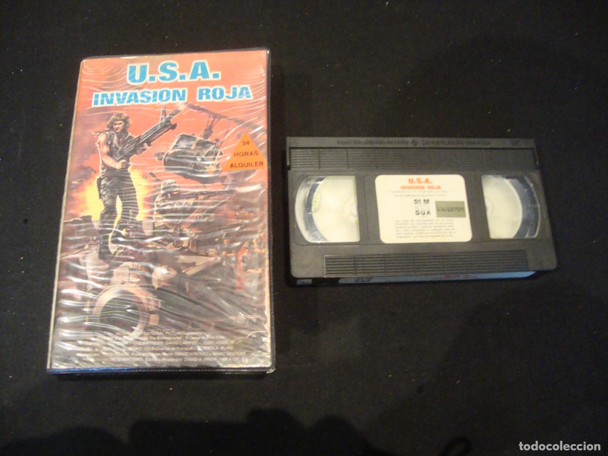 Cine: VIDEO VHS USA INVASION ROJA