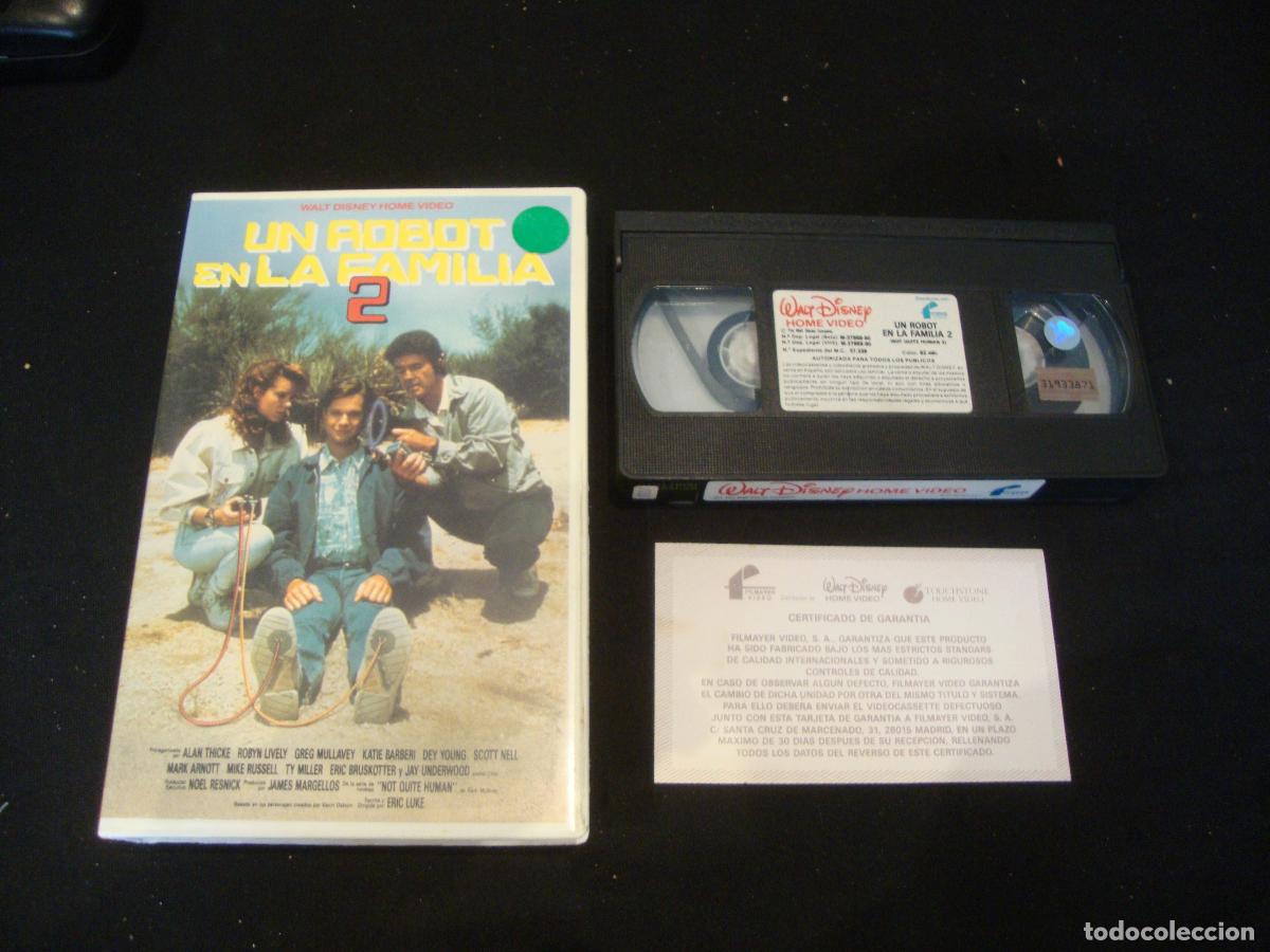 Cine: VIDEO VHS UN ROBOT EN LA FAMILIA 2