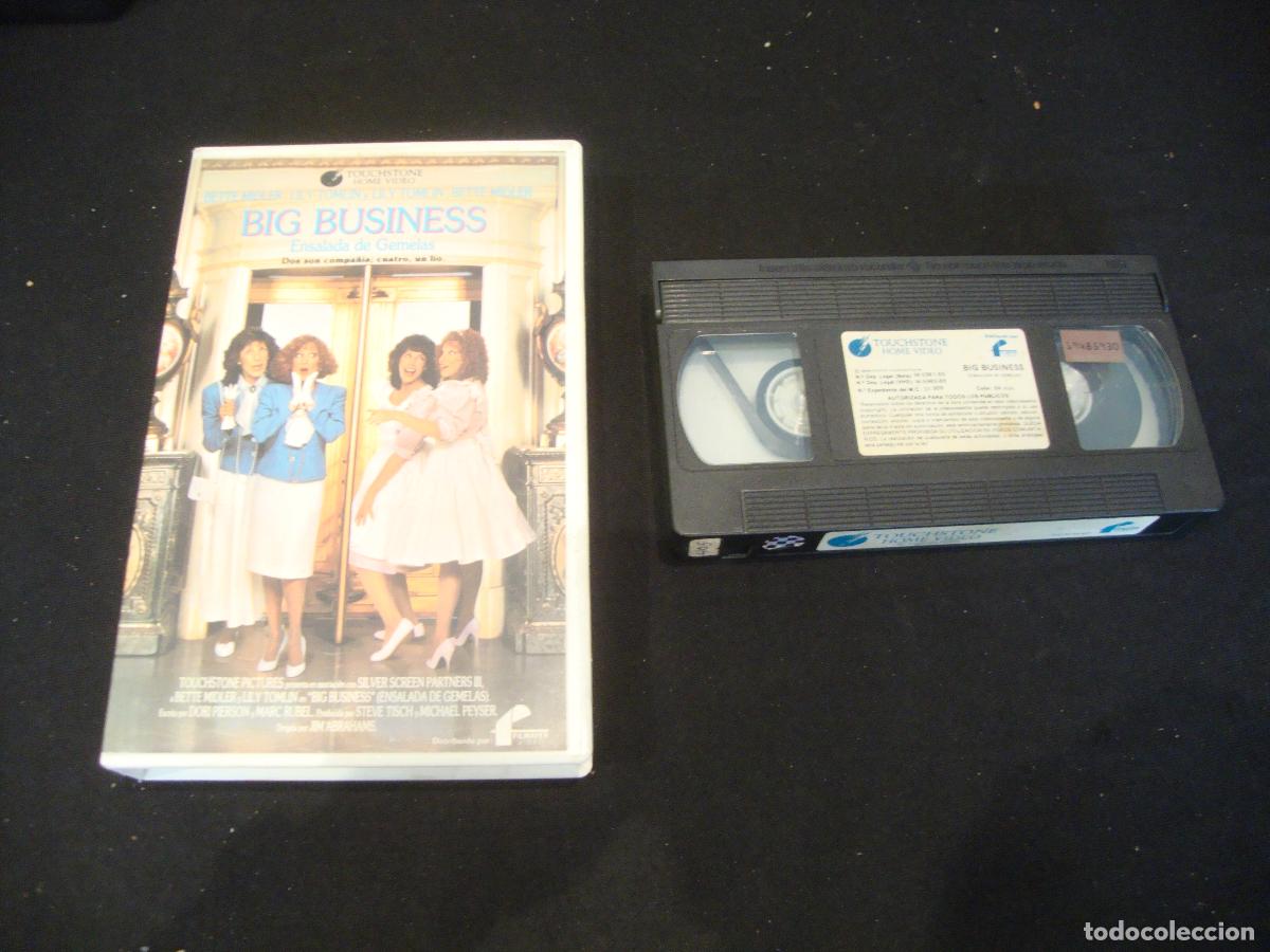 Cine: VIDEO VHS BIG BUSINESS ENSALADA DE GEMELAS
