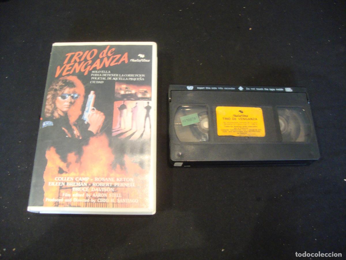 Cine: VIDEO VHS TRIO DE VENGANZA