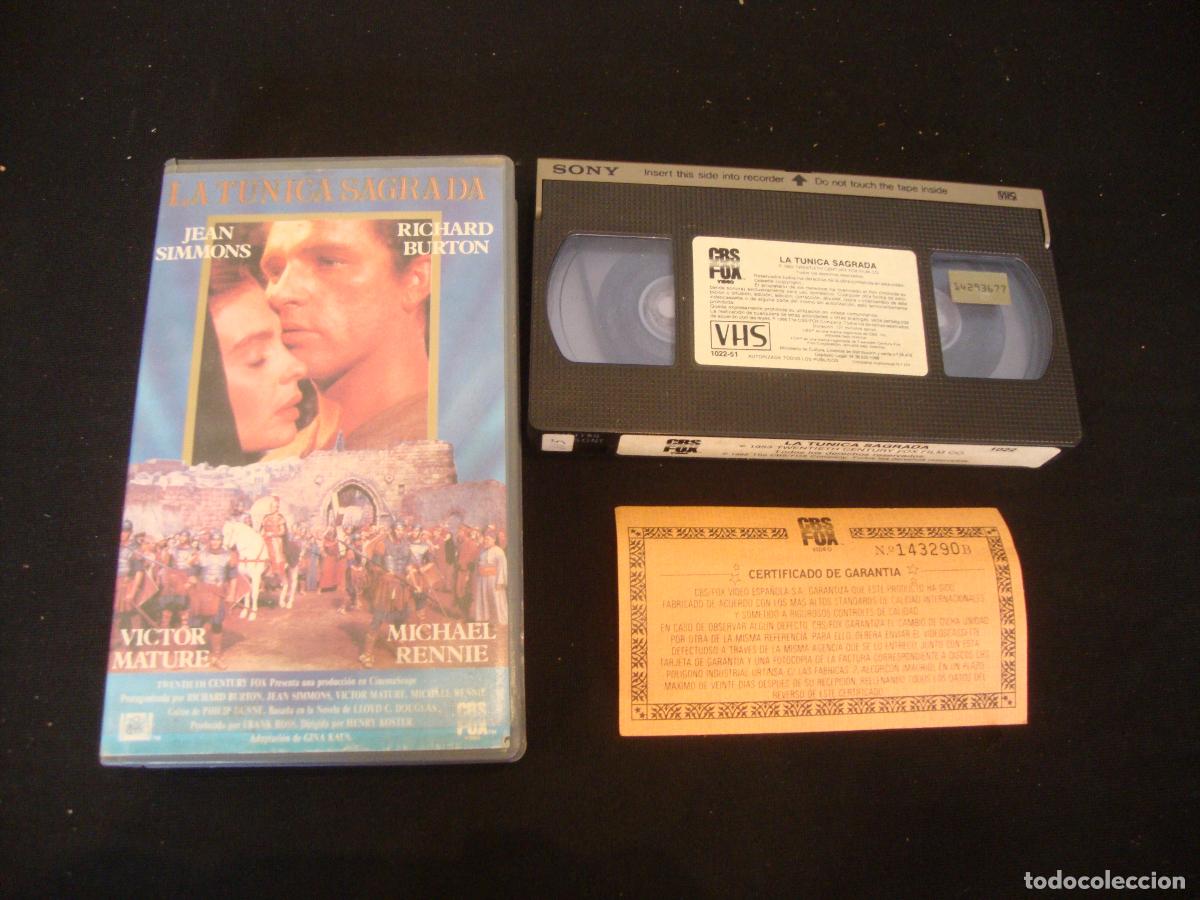 Cine: VIDEO VHS LA TUNICA SAGRADA
