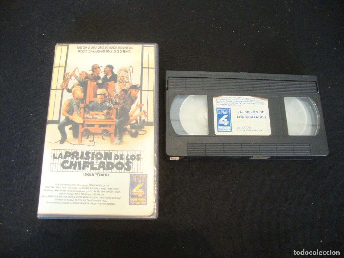 Cine: VIDEO VHS LA PRISION DE LOS CHIFLADOS