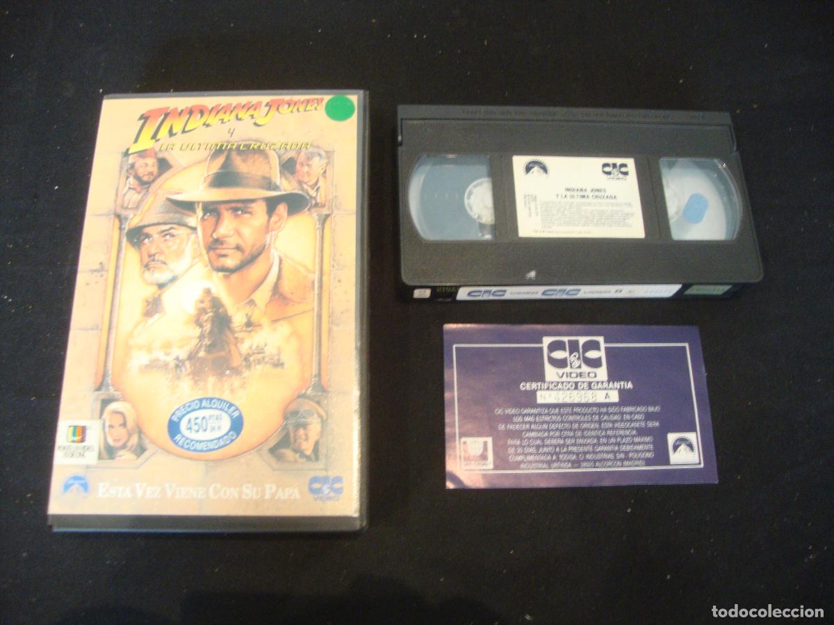 Cine: VIDEO VHS INDIANA JONES Y LA ULTIMA CRUZADA