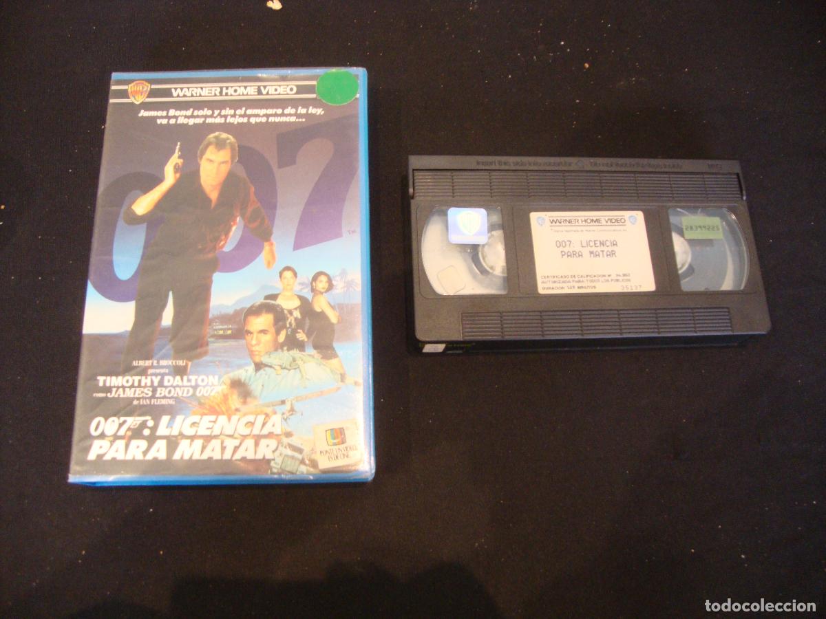 Cine: VIDEO VHS 007 LICENCIA PARA MATAR