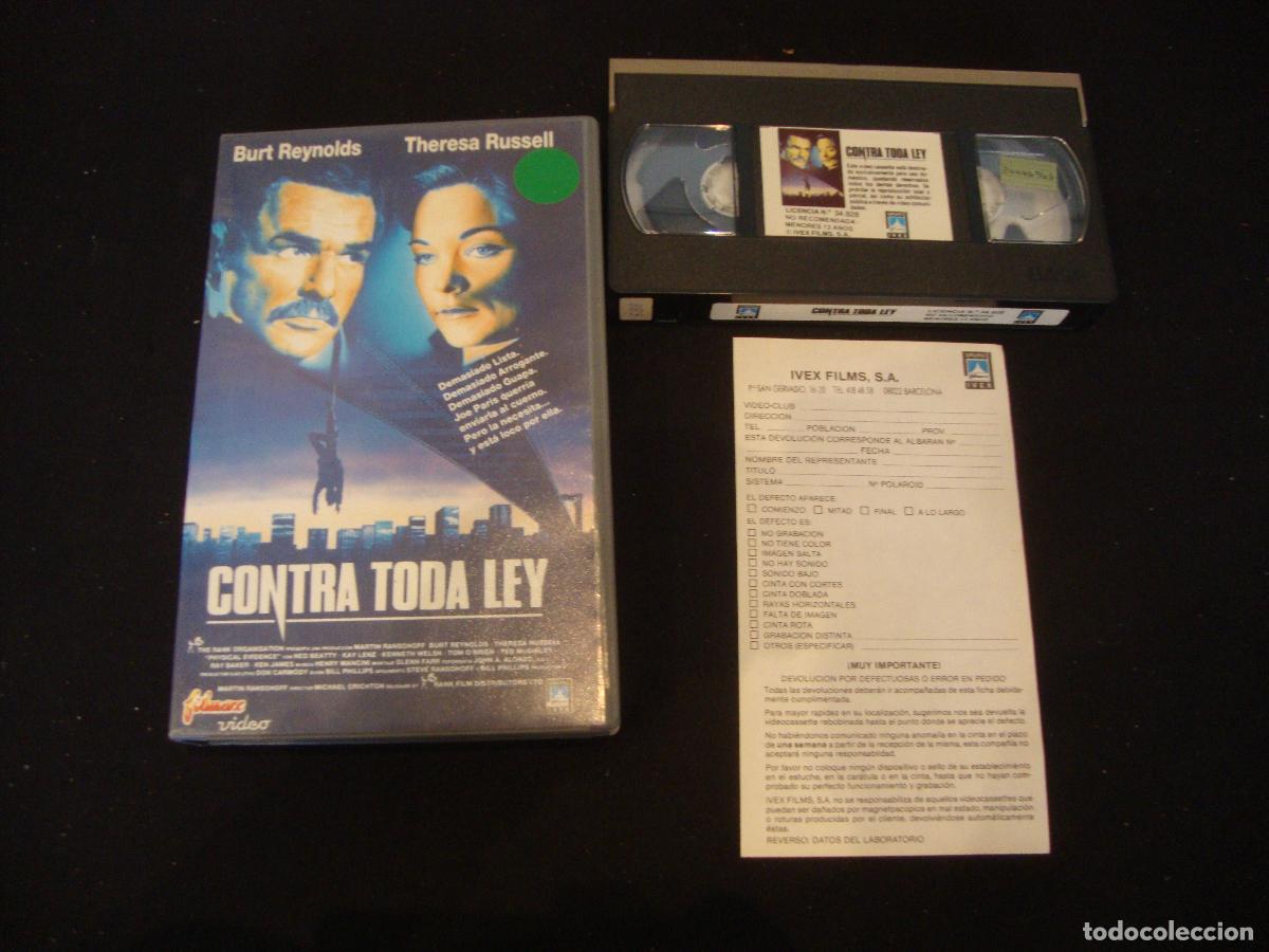 Cine: VIDEO VHS CONTRA TODA LEY