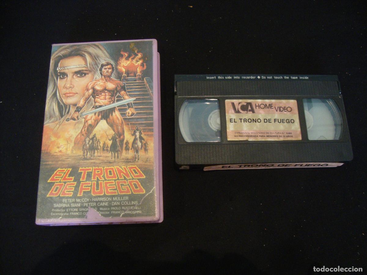 Cine: VIDEO VHS EL TRONO DE FUEGO