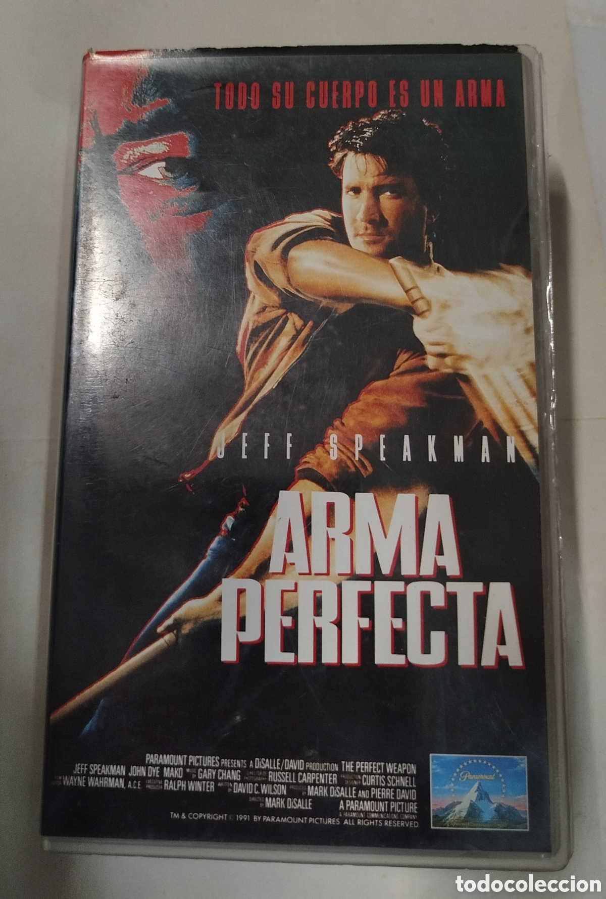 Cine: Arma perfecta. Jeff Speakman. VHS