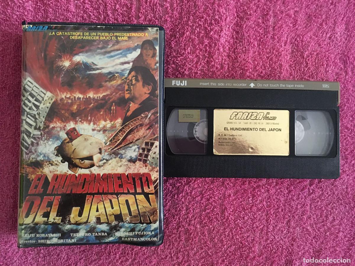 Cine: EL HUNDIMIENTO DEL JAP&Oacute;N (1973) VHS FARIZA FILMS CAT&Aacute;STROFES JAP&Oacute;N