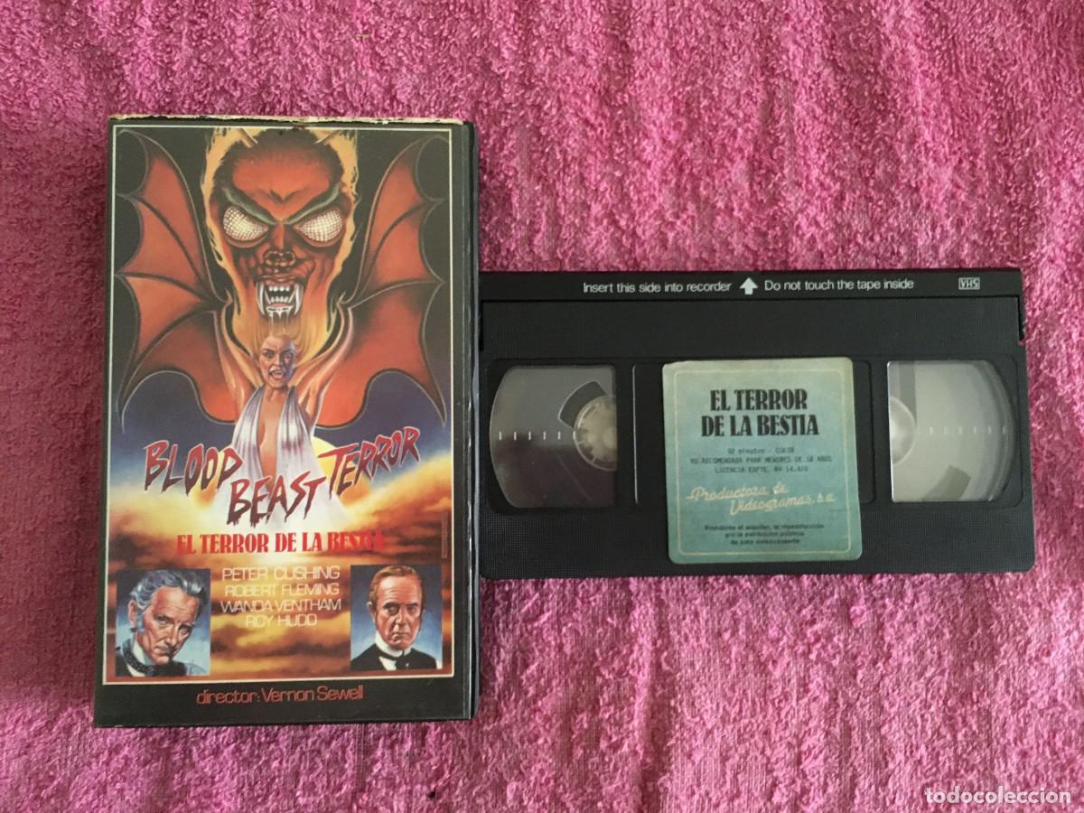 Cine: BLOOD BEAST TERROR EL DESEO Y LA BESTIA (1968) VHS VP5 TERROR PETER CUSHING WANDA VENTHAM