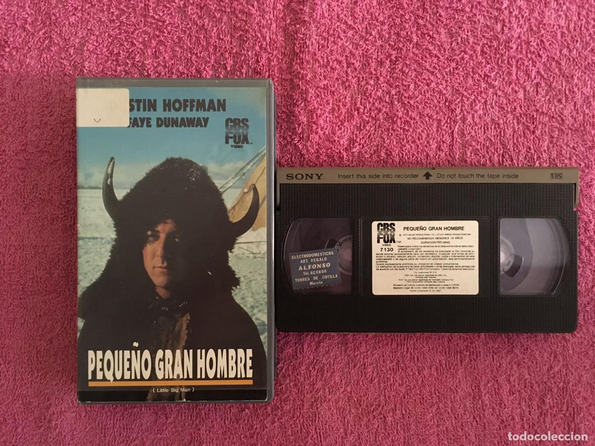 Cine: PEQUE&Ntilde;O GRAN HOMBRE (1970) VHS 1&ordf; EDICI&Oacute;N FOX CBS WESTERN DUSTIN HOFFMAN FAYE DUNAWAY MARTIN BALSAM