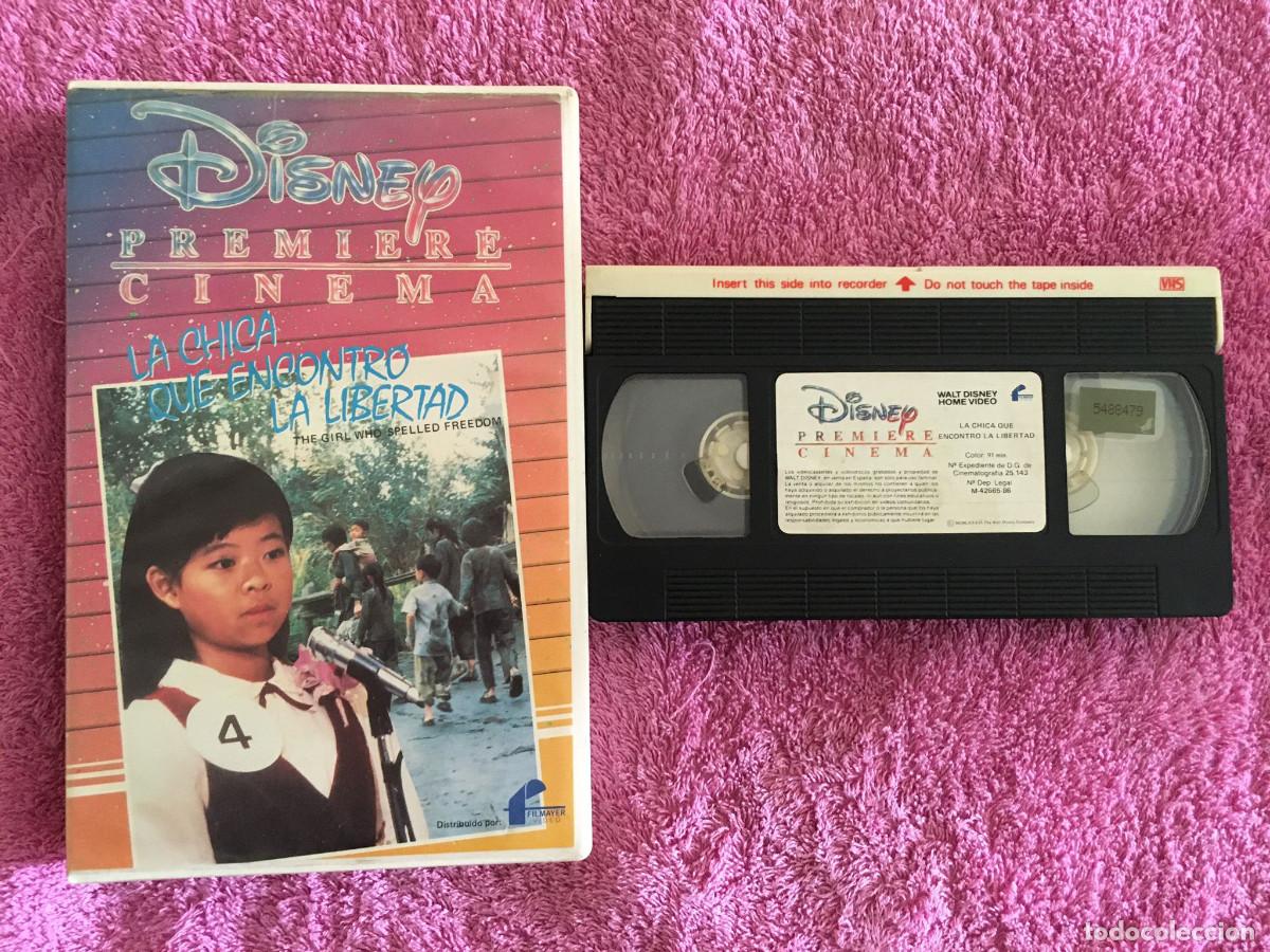 Cine: LA CHICA QUE ENCONTR&Oacute; LA LIBERTAD (1986) VHS 1&ordf; EDICION DISNEY FILMAYER