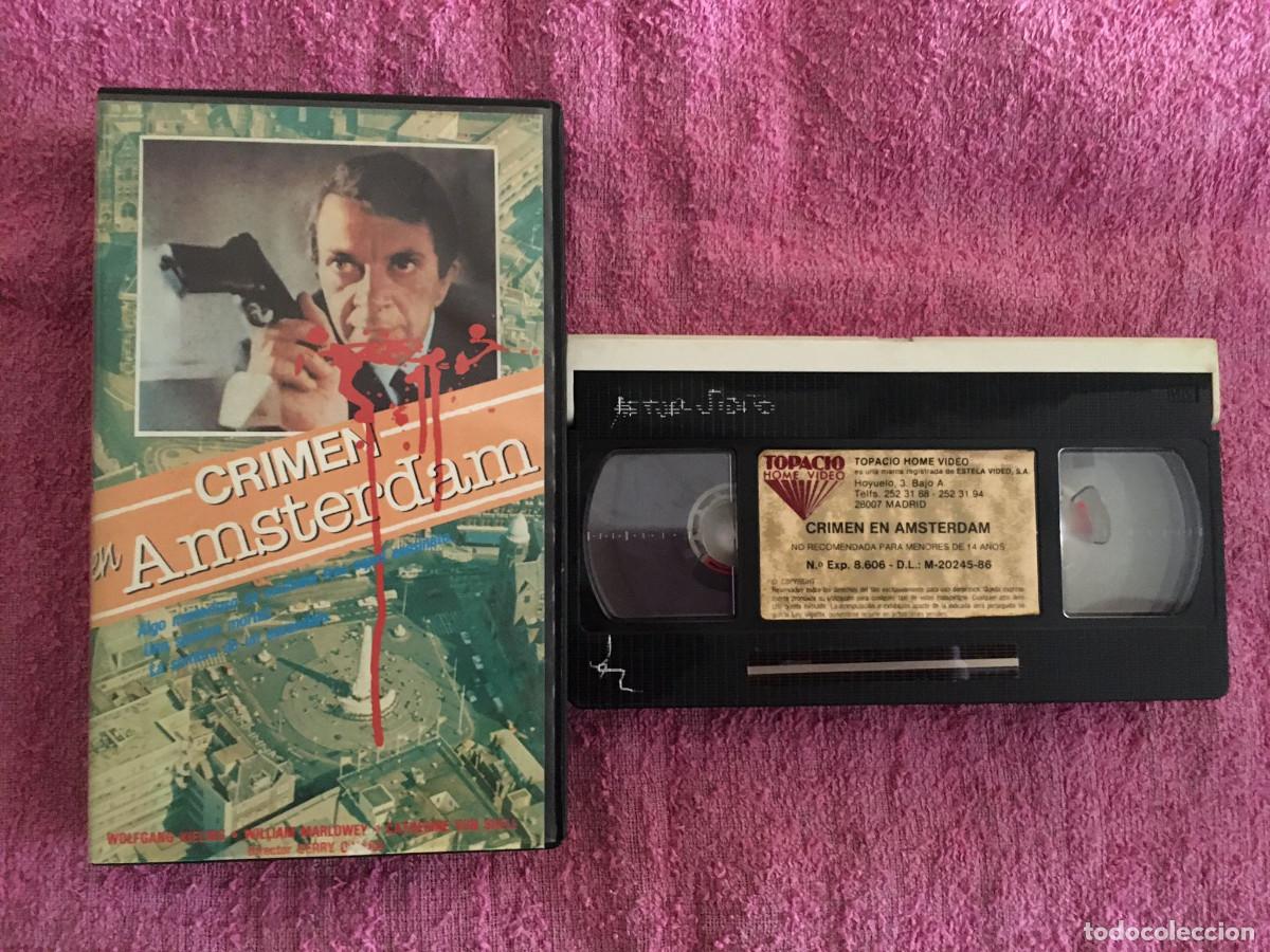 Cine: CRIMEN EN AMSTERDAM (1968) VHS TOPACIO GERRY O'HARA WOLFGANG KIELING CATHERINE SCHELL