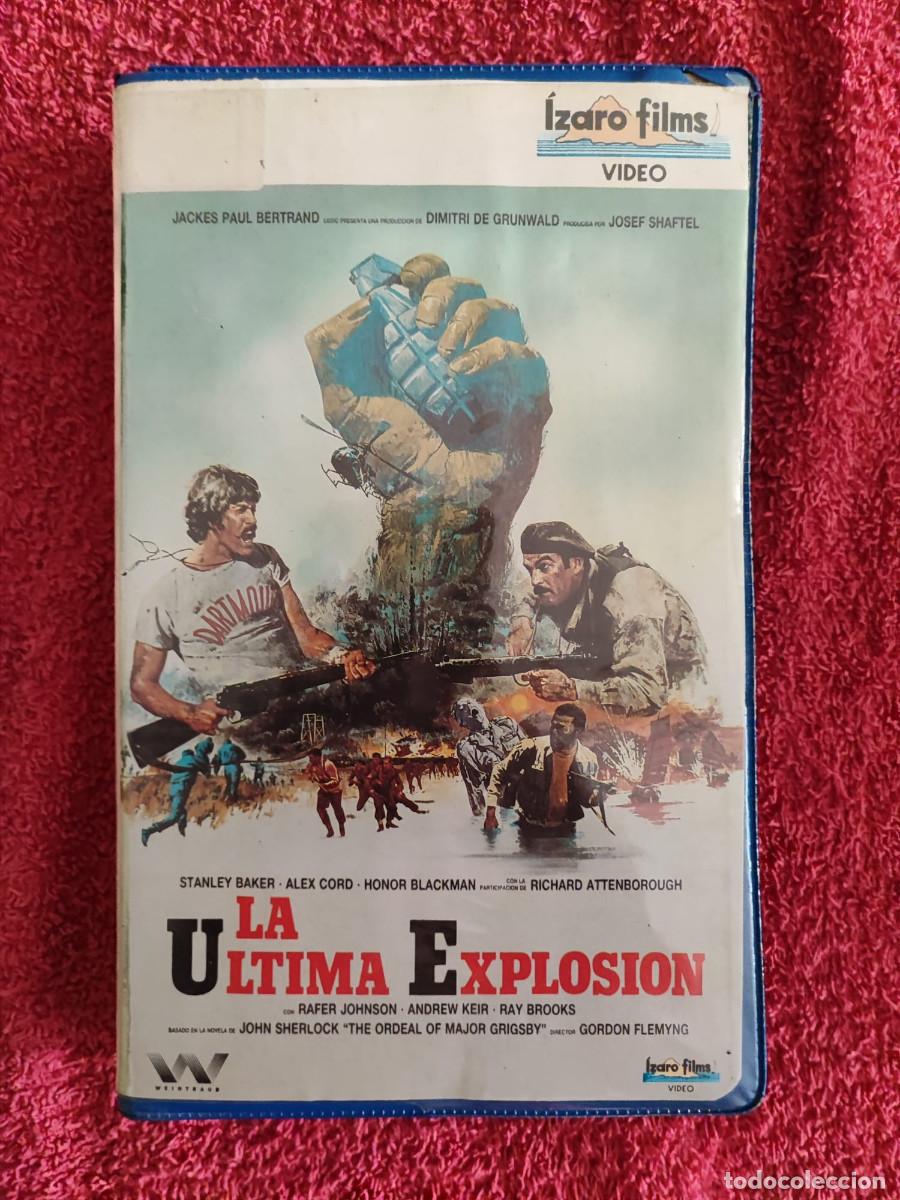 Cine: LA &Uacute;LTIMA EXPLOSI&Oacute;N (1970) VHS IZARO FILMS STANLEY BAKER ALEX CORD HONOR BLACKMAN