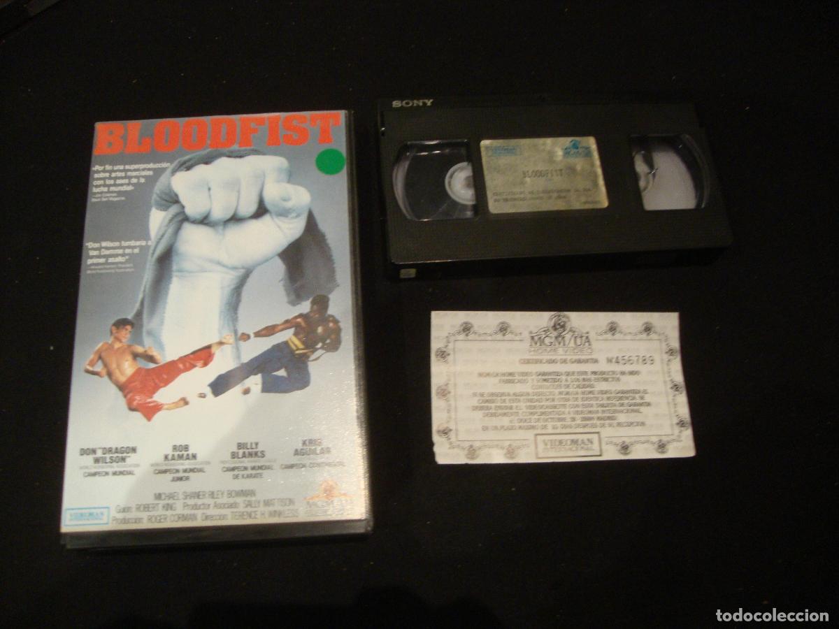 Cine: VIDEO VHS BLOODFIST POR FIN UNA ....