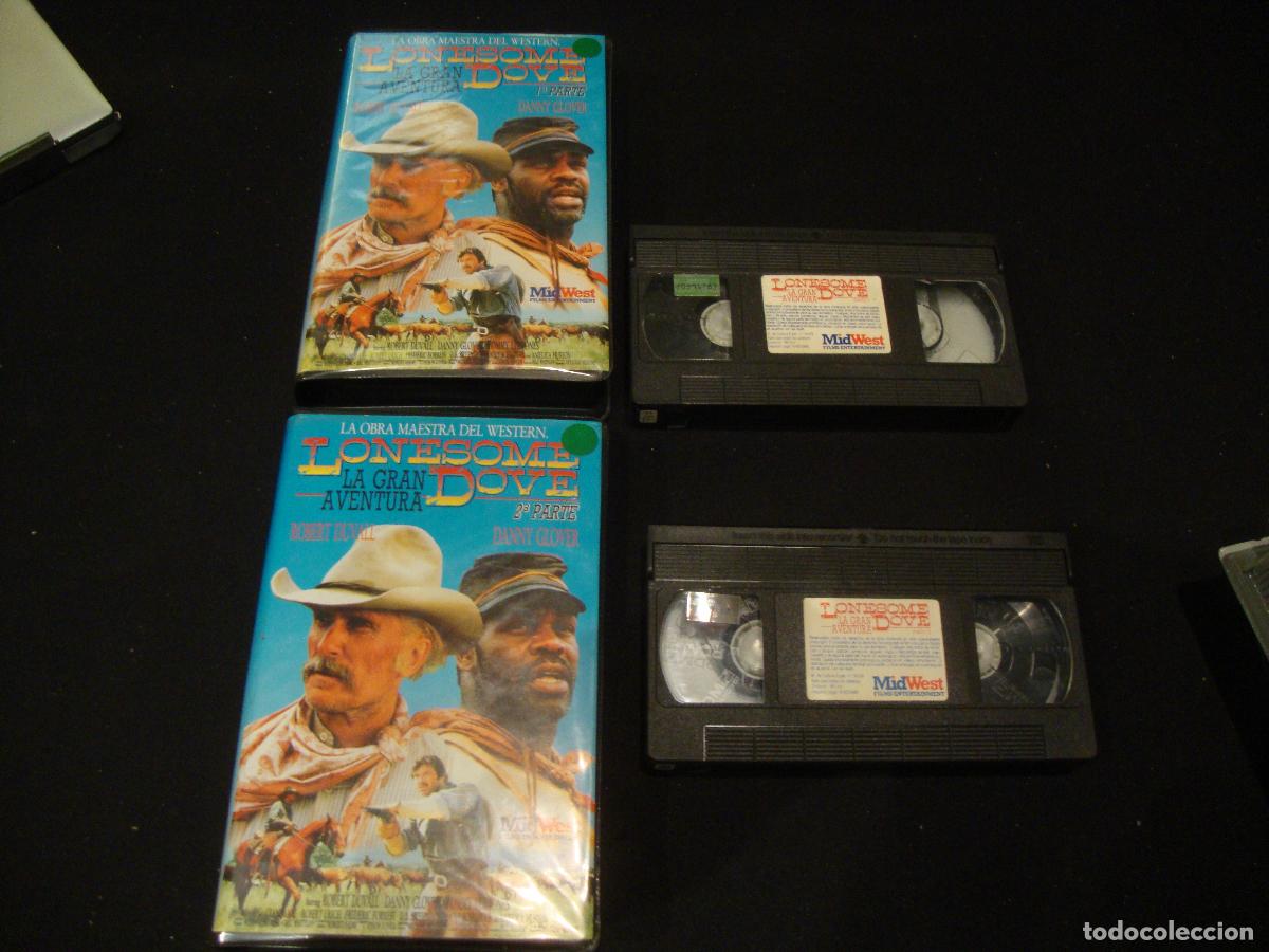 Cine: VIDEO VHS LONESOME DOVE LA GRAN AVENTURA 1 Y 2 PARTE