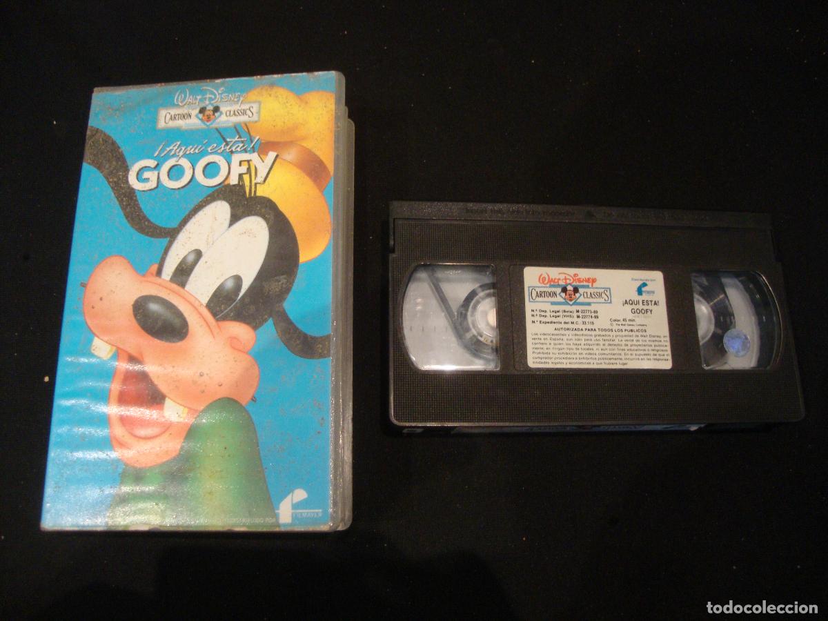 Cine: VIDEO VHS AQUI ESTA GOOFY