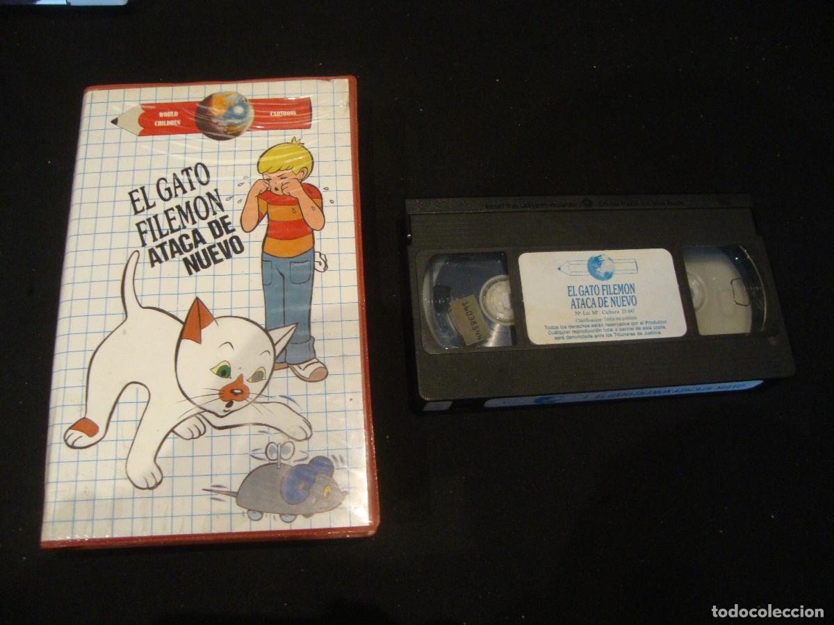 Cine: VIDEO VHS EL GATO FILEMON ATACA DE NUEVO