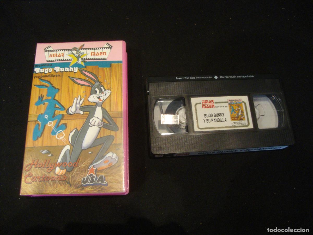 Cine: VIDEO VHS AVENTURAS BUGS BUNNY Y SU PANDILLA EN HOLLYWOOD CARTOONS