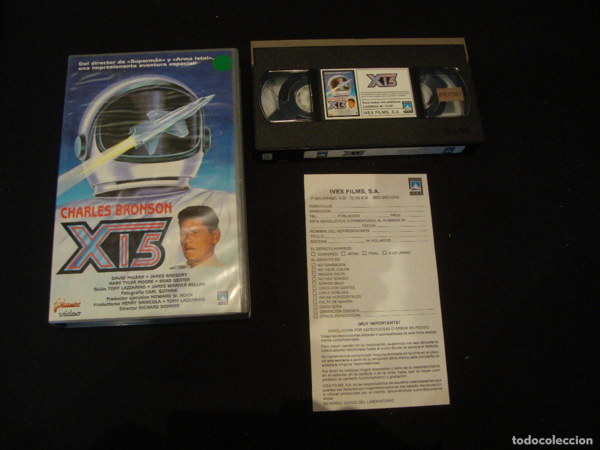 Kino: VIDEO VHS CHARLES BRONSON X15