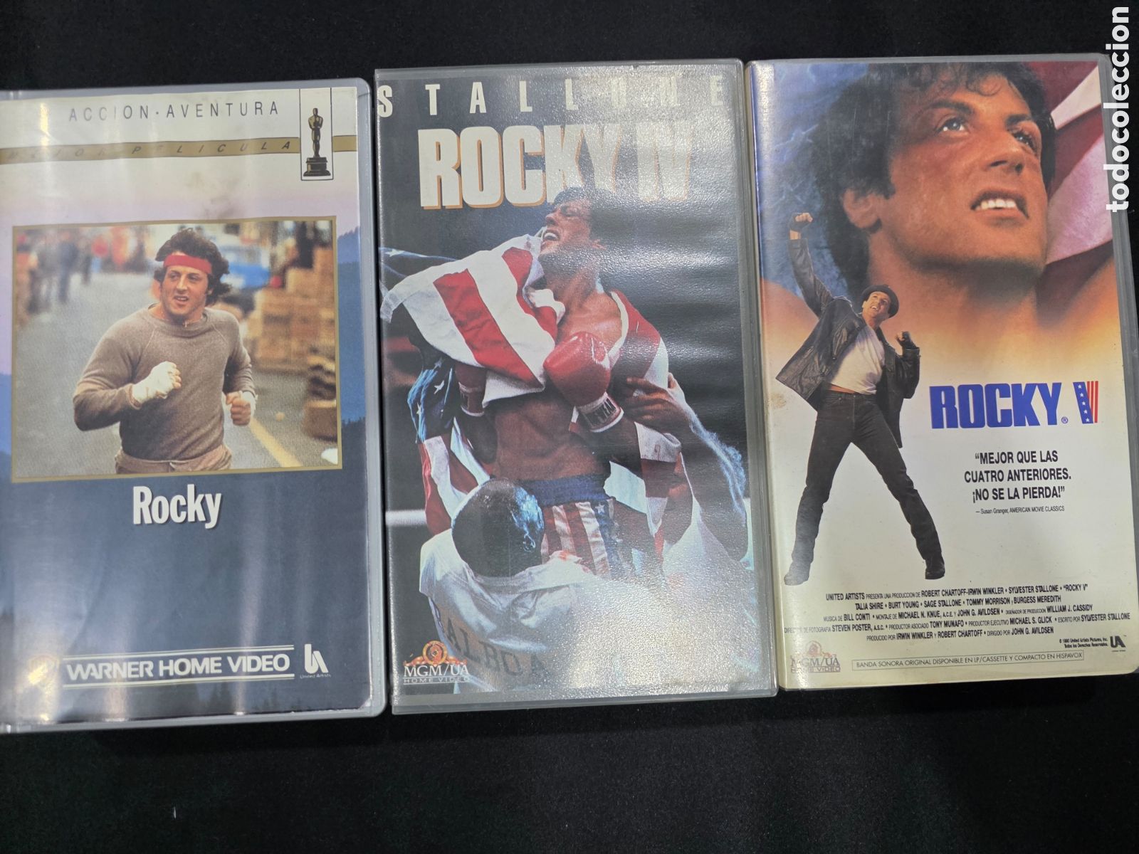 Cine: ROCKY - STALLONE -1, 4 y 5