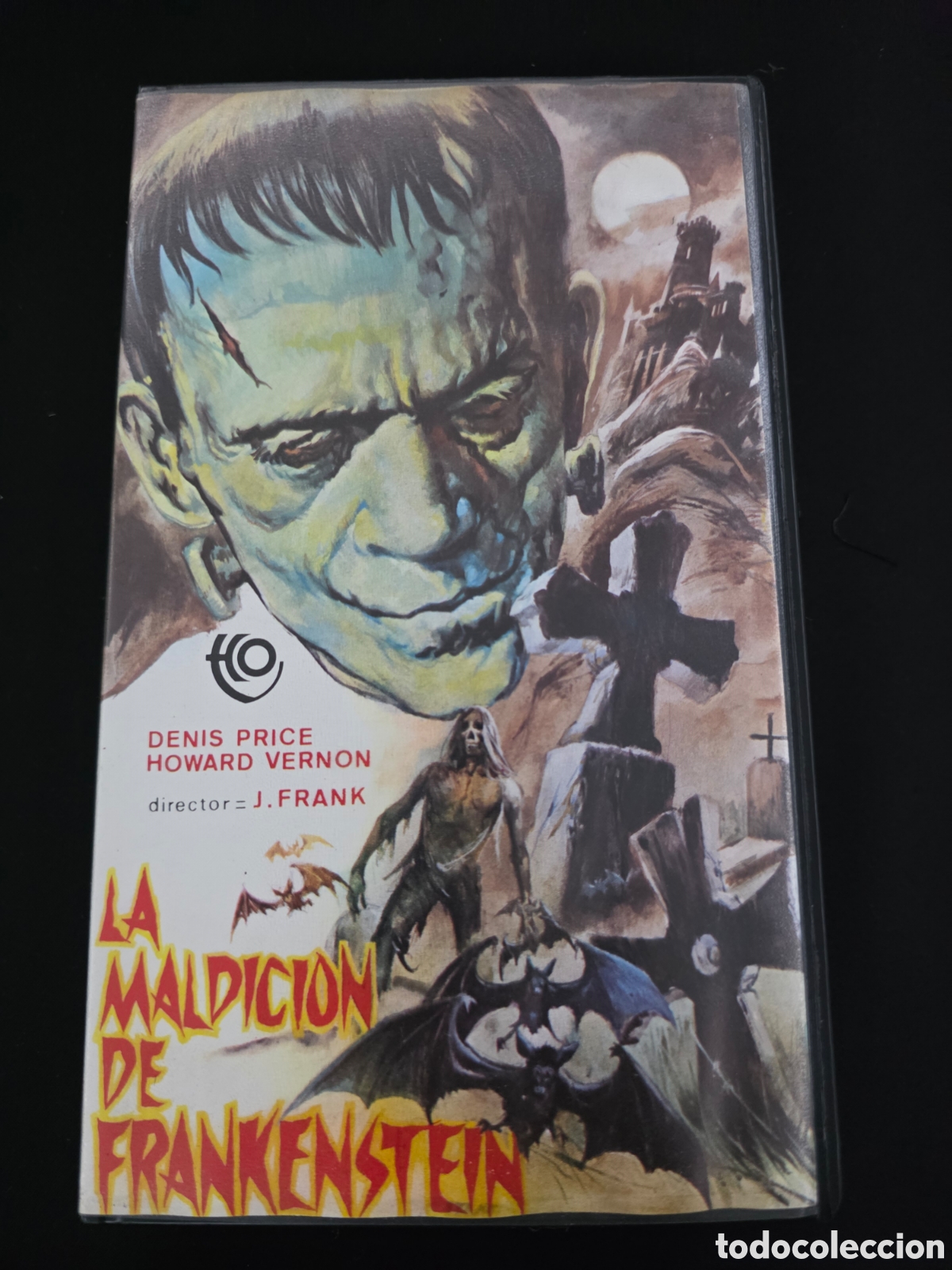 Cine: LA MALDICI&Oacute;N DE FRANKENSTEIN - J. FRANK - VHS - ESCASA EDICI&Oacute;N