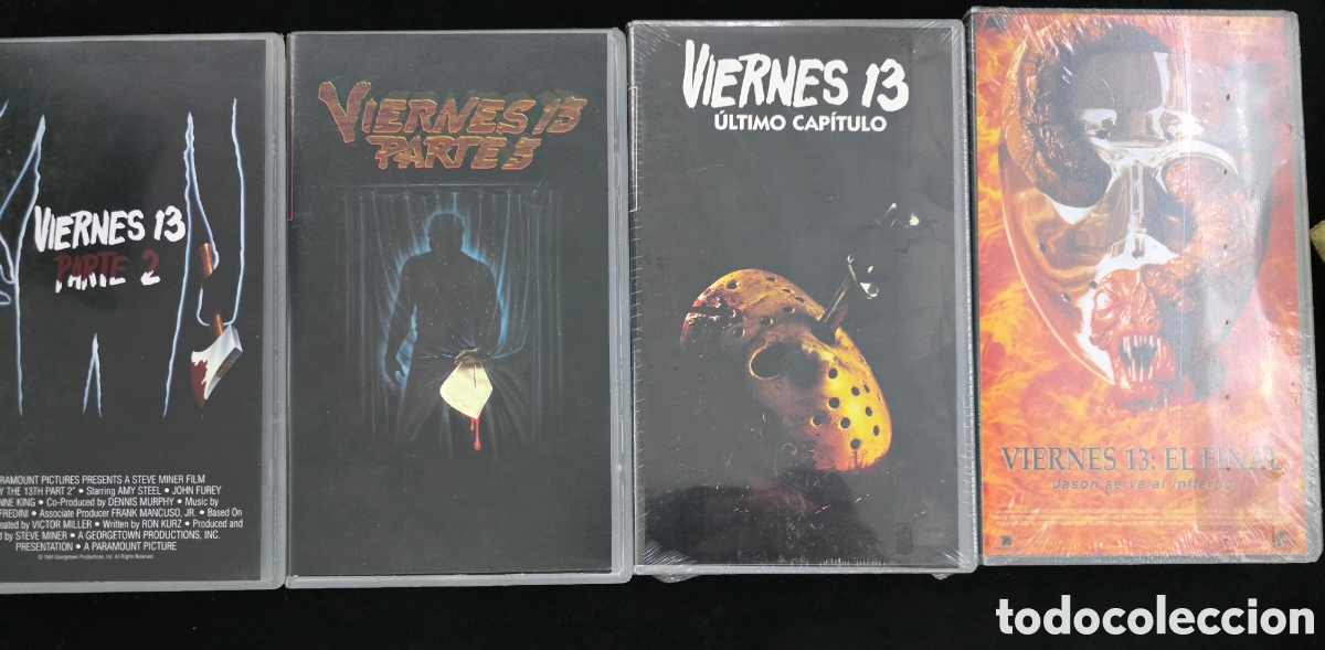 Cine: LOTE VIERNES 13, PARTE 2, 3, &Uacute;LTIMO CAP&Iacute;TULO Y FINAL. DOS PRECINTADAS