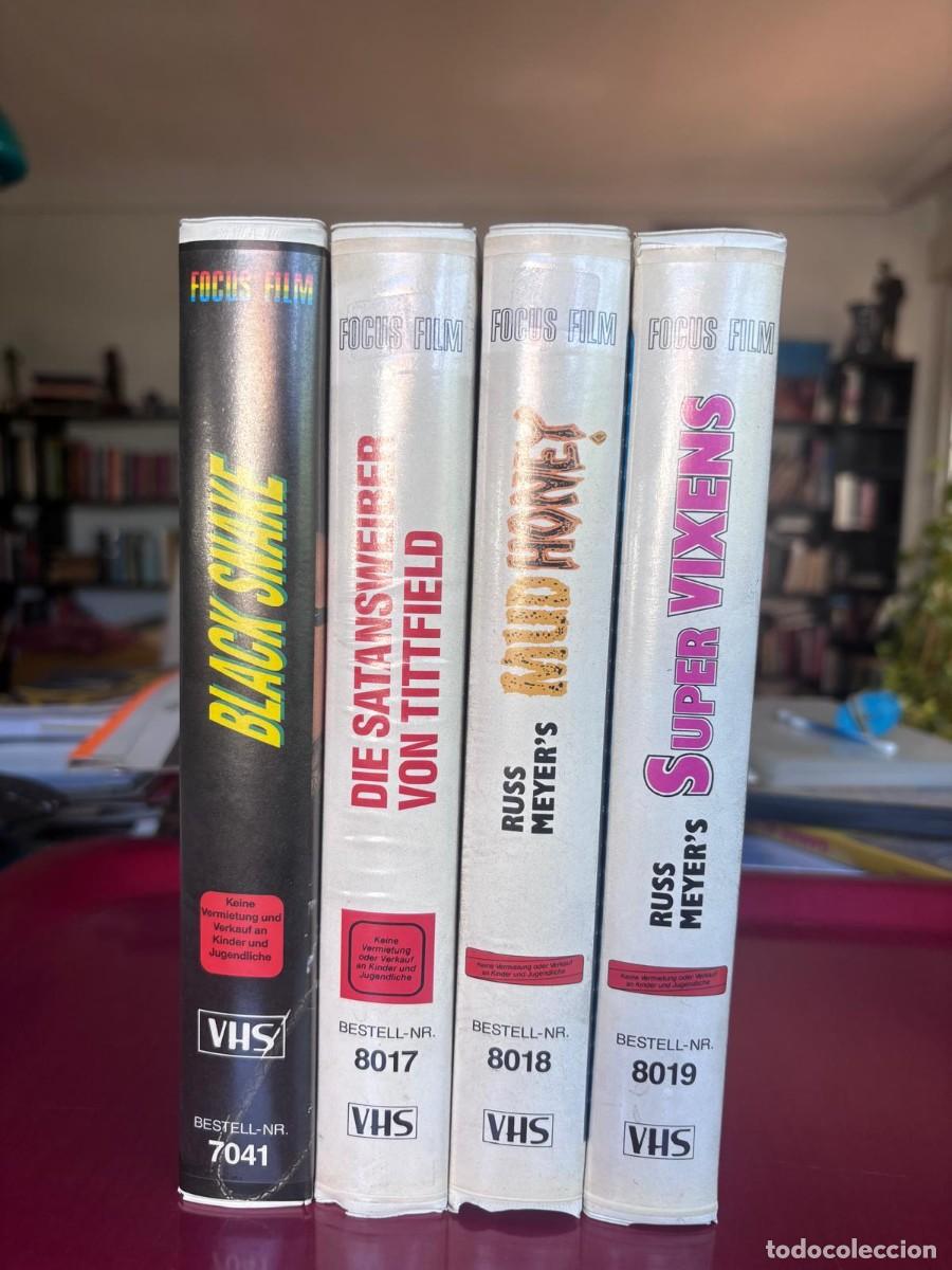 Cine: Lote 4 VHS Russ Meyer Edici&oacute;n Alemana Focus Film (Satansweiber Supervixens)