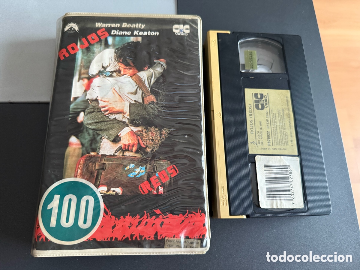 Cine: VHS. ROJOS. ( REDS). Warren Beatty. Diane Keaton. 1 Edici&oacute;n