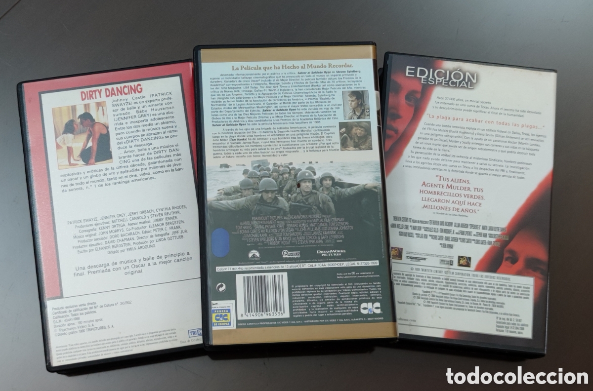Cine: Pack de 3 pel&iacute;culas en VHS - Foto 2