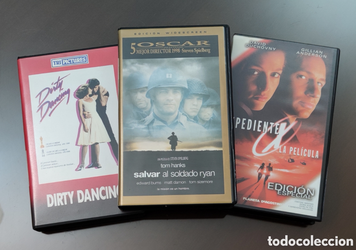 Cine: Pack de 3 pel&iacute;culas en VHS