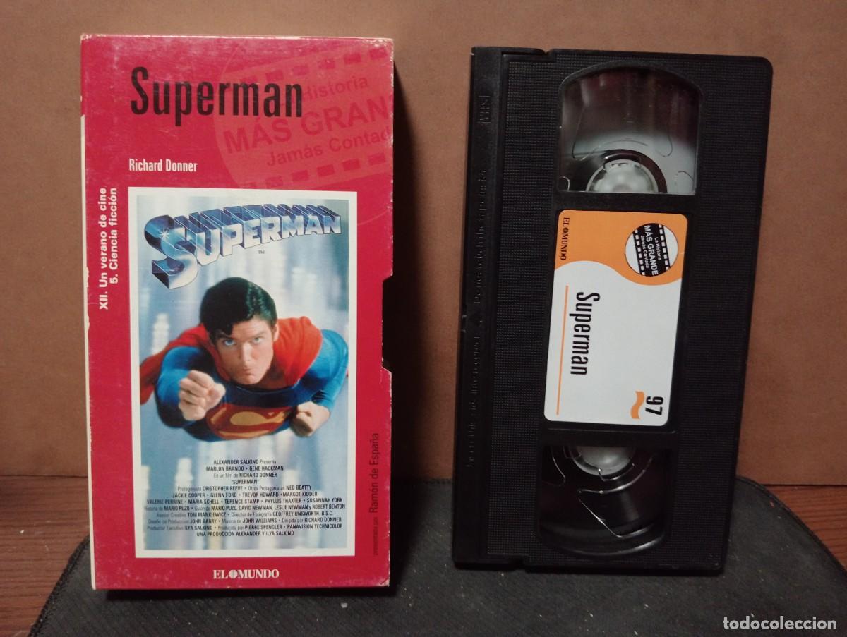 Cine: Pelicula vhs &rdquo; Superman&rdquo; como nueva