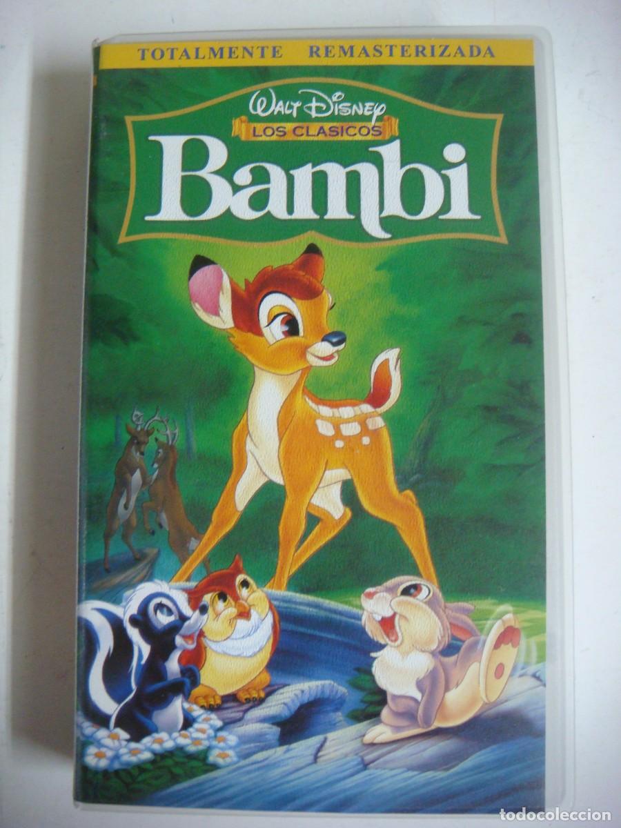 Cine: V.H.S.DE BAMBI DE WALT DISNEY -(&)