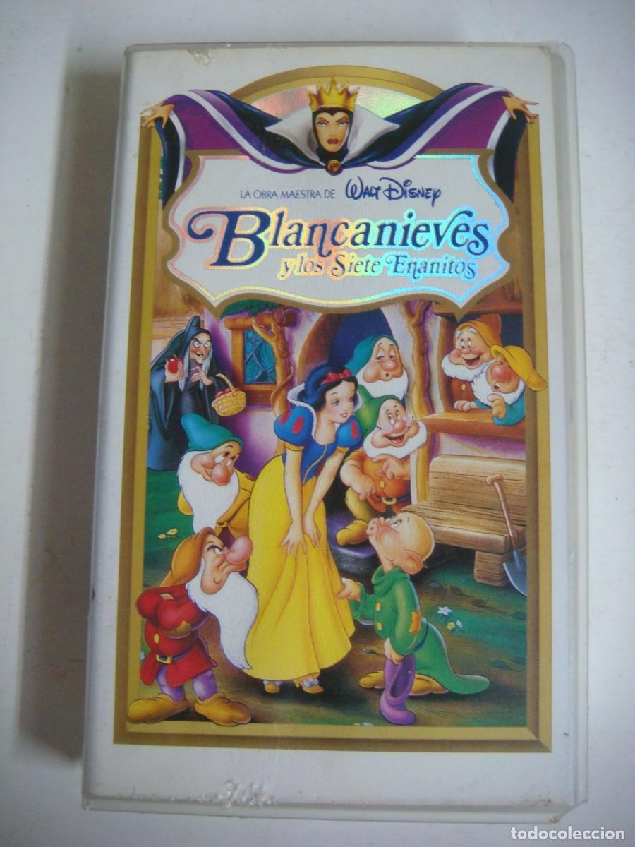 Cine: V.H.S.DE BLANCANIEVES Y LOS SIETE ENANITOS DE WALT DISNEY -(&)