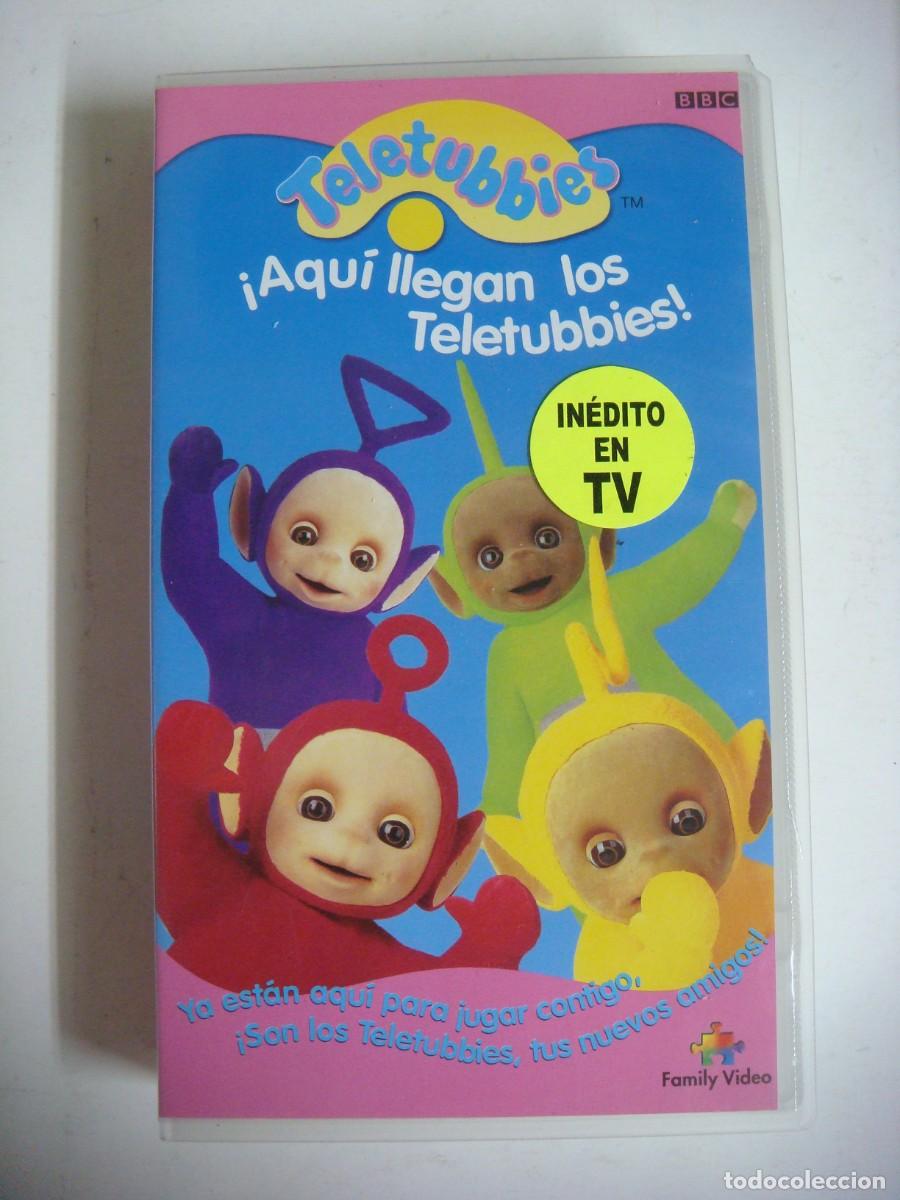Cine: V.H.S.DE TELETUBBIES AQUI LLEGAN LOS TELETUBBIES-(&)