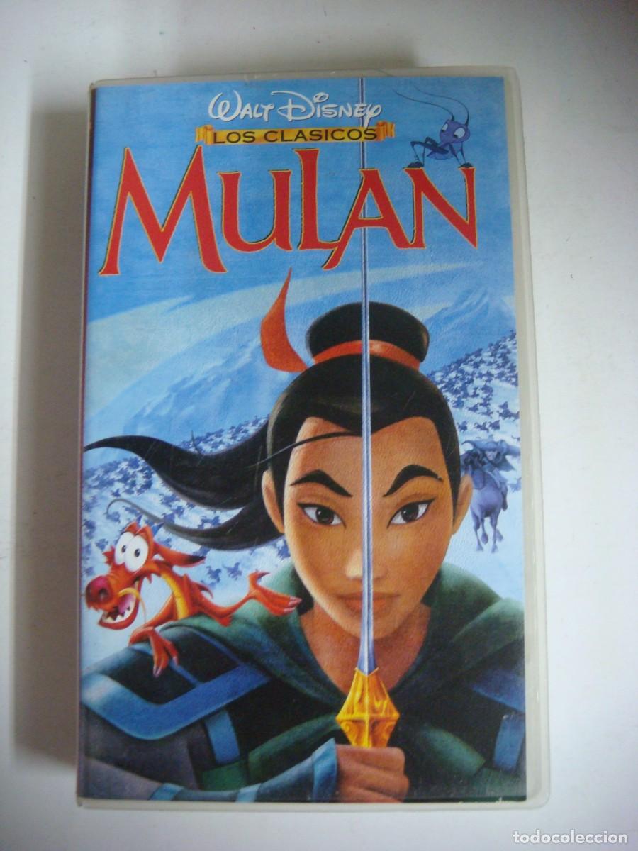 Cine: V.H.S.DE MULAN DE WALT DISNEY-(&)