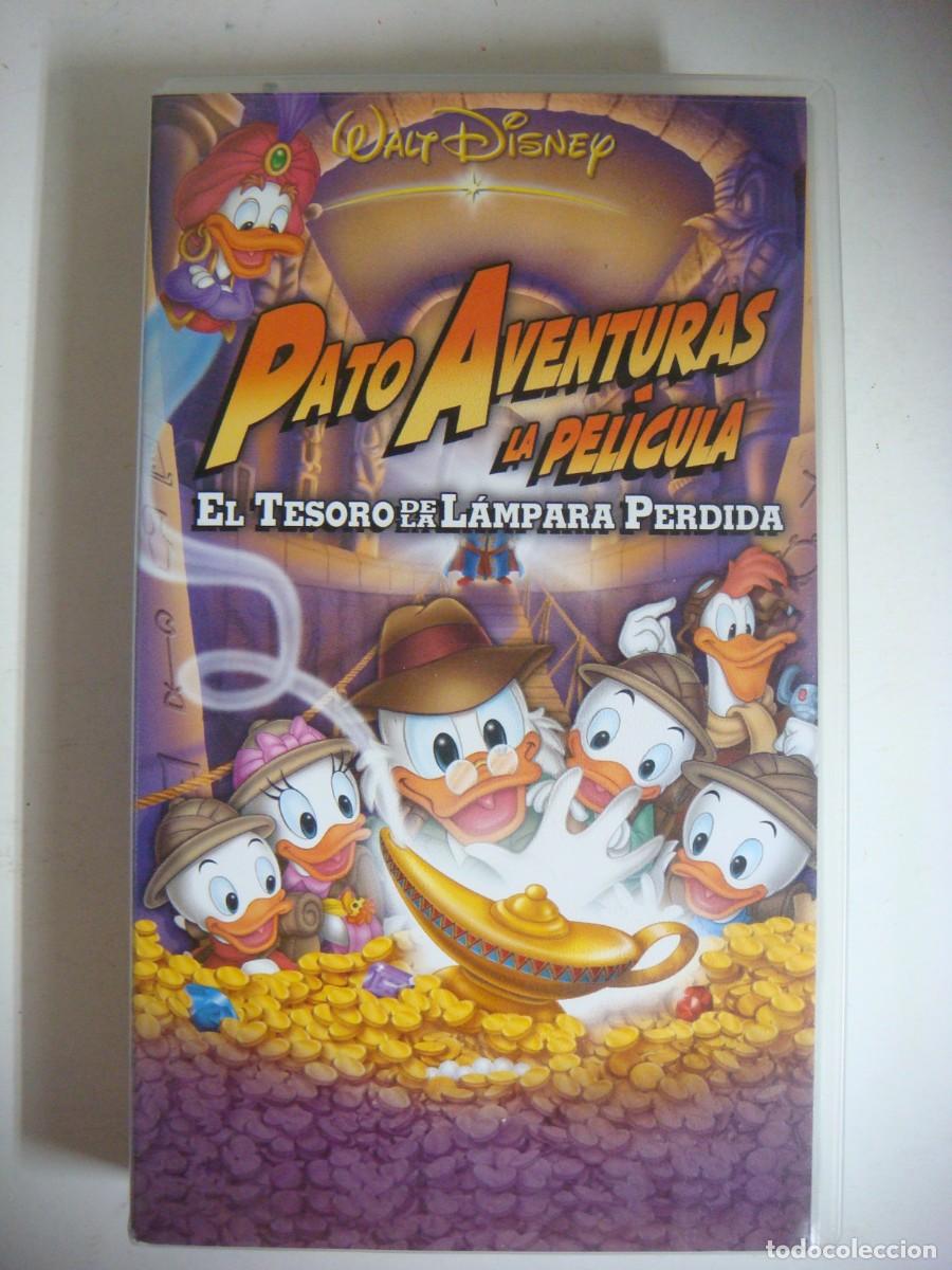 Cine: V.H.S.DE PATO AVENTURAS LA PELICULA EL TESORO DE LA LAMPARA PERDIDA DE WALT DISNEY-(&)