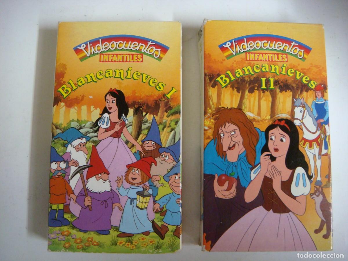 Cine: V.H.S.DE VIDEOCUENTO INFANTILES BLANCA NIEVES 1 Y 2-2 PELICULAS-(&)