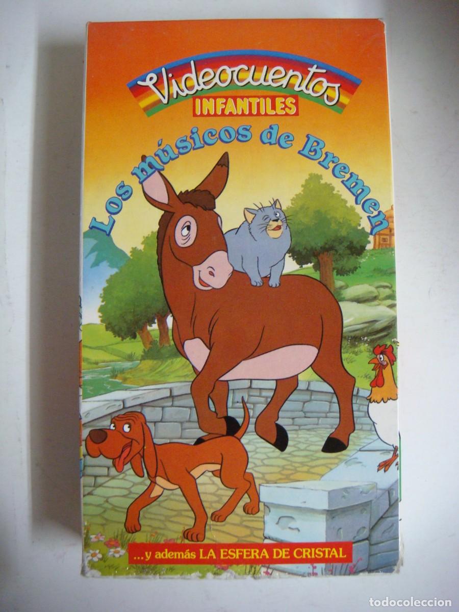 Cine: V.H.S.DE VIDEOCUENTO INFANTILES LOS MUSICOS DE BREMEN-(&)