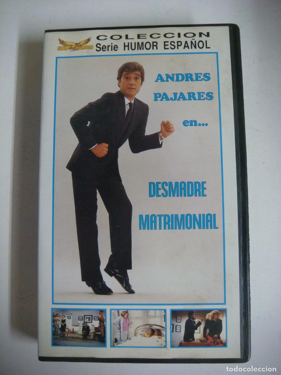 Cine: V.H.S.DE DESMADRE MATRIMONIAL CON ANDRES PAJARES-(&)