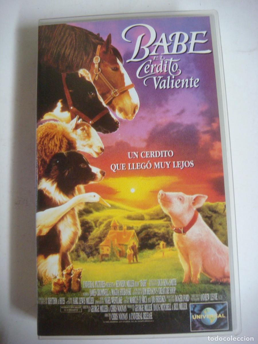 Cine: V.H.S.DE BABE EL CERDITO VALIENTE-(&)