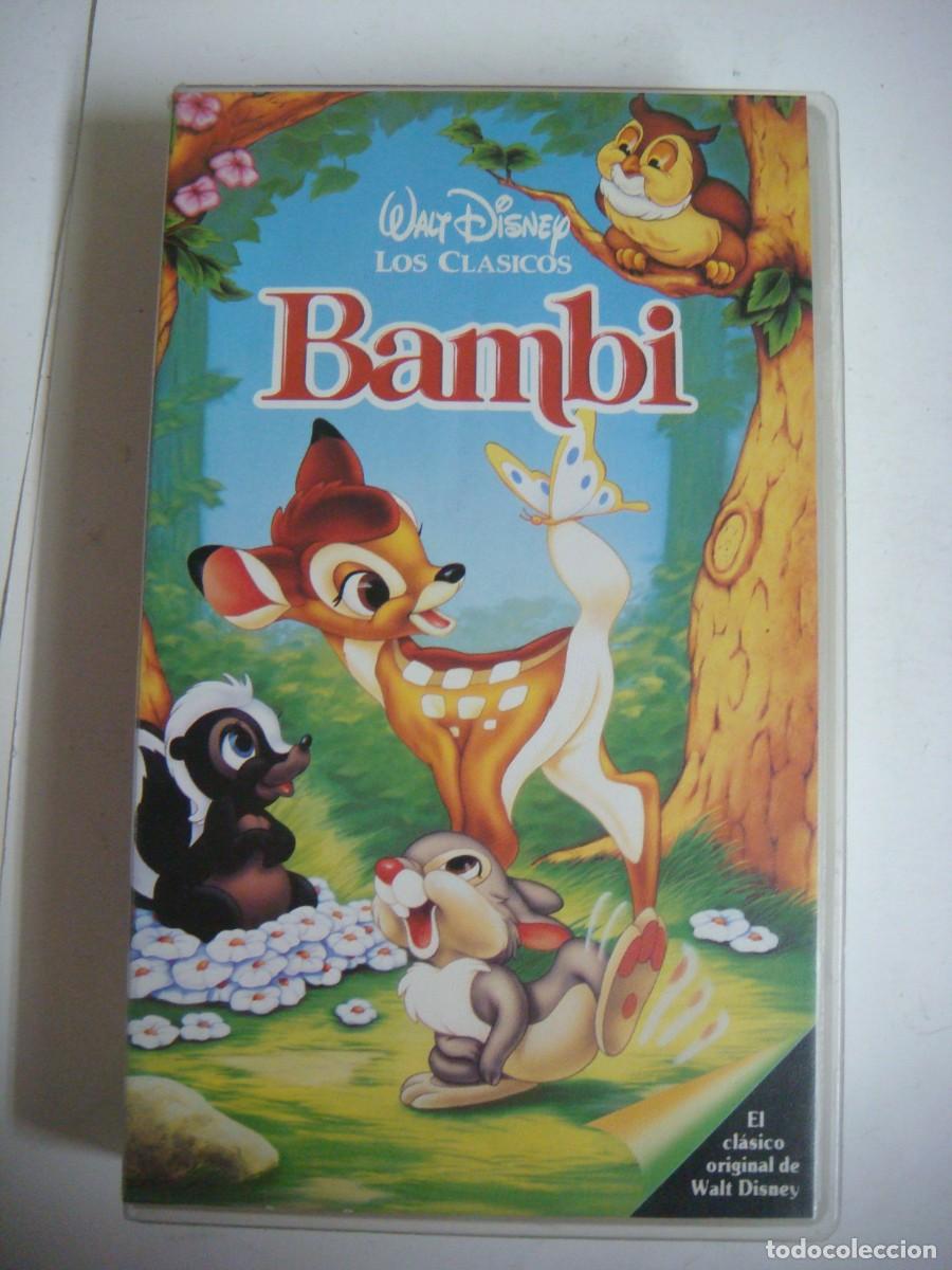 Cine: V.H.S.DE BAMBI DE WALT DISNEY-(&)