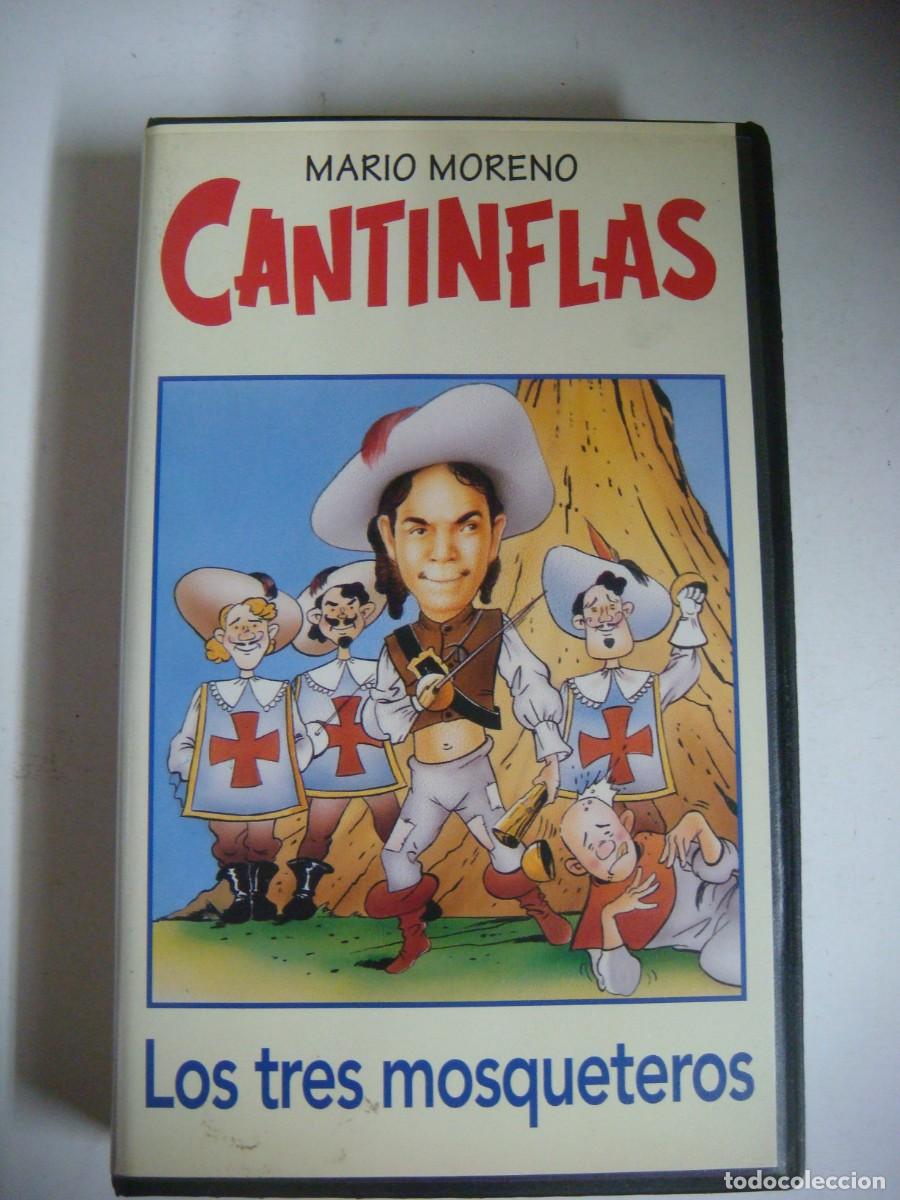 Cine: V.H.S.DE LOS TRES MOSQUETEROS DE MARIO MORENO CANTINFLAS-(&)