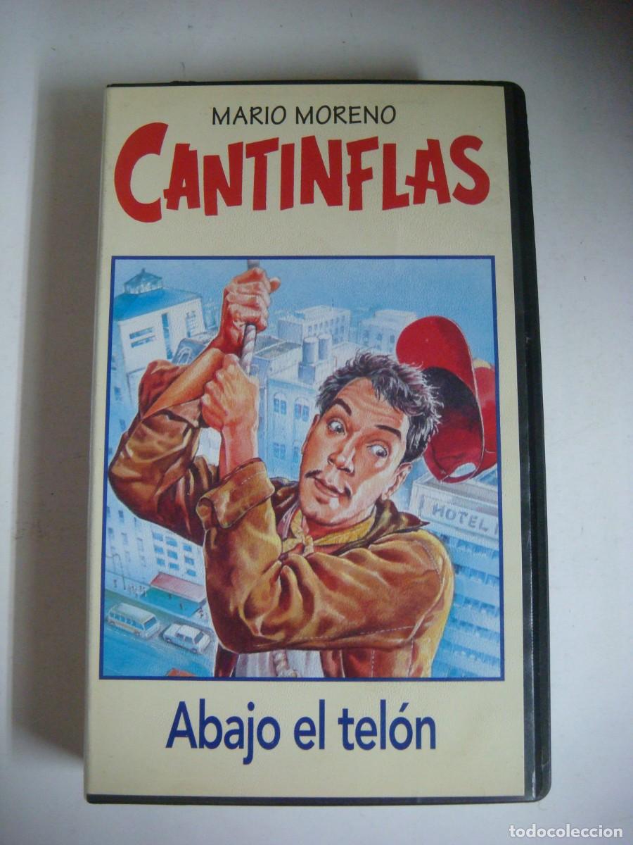 Cine: V.H.S.DE ABAJO EL TELON DE MARIO MORENO CANTINFLAS-(&)