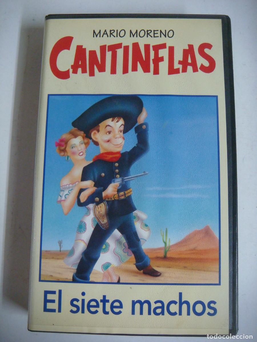 Cine: V.H.S.DE SIETE MACHOS DE MARIO MORENO CANTINFLAS-(&)